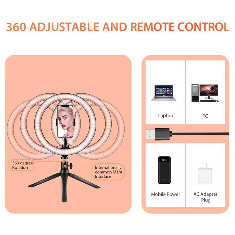 33cm LED Selfie Ring Light