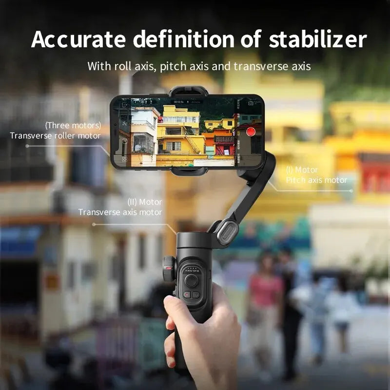 Handheld Gimbal Stabilizer SmartXE for iPhone Android AI Face