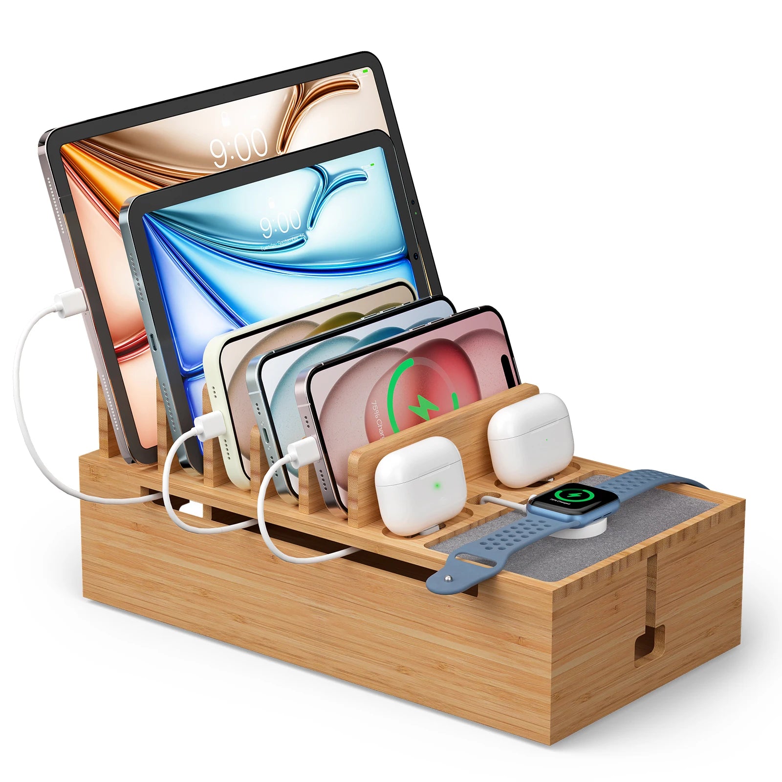 wood Charging Station