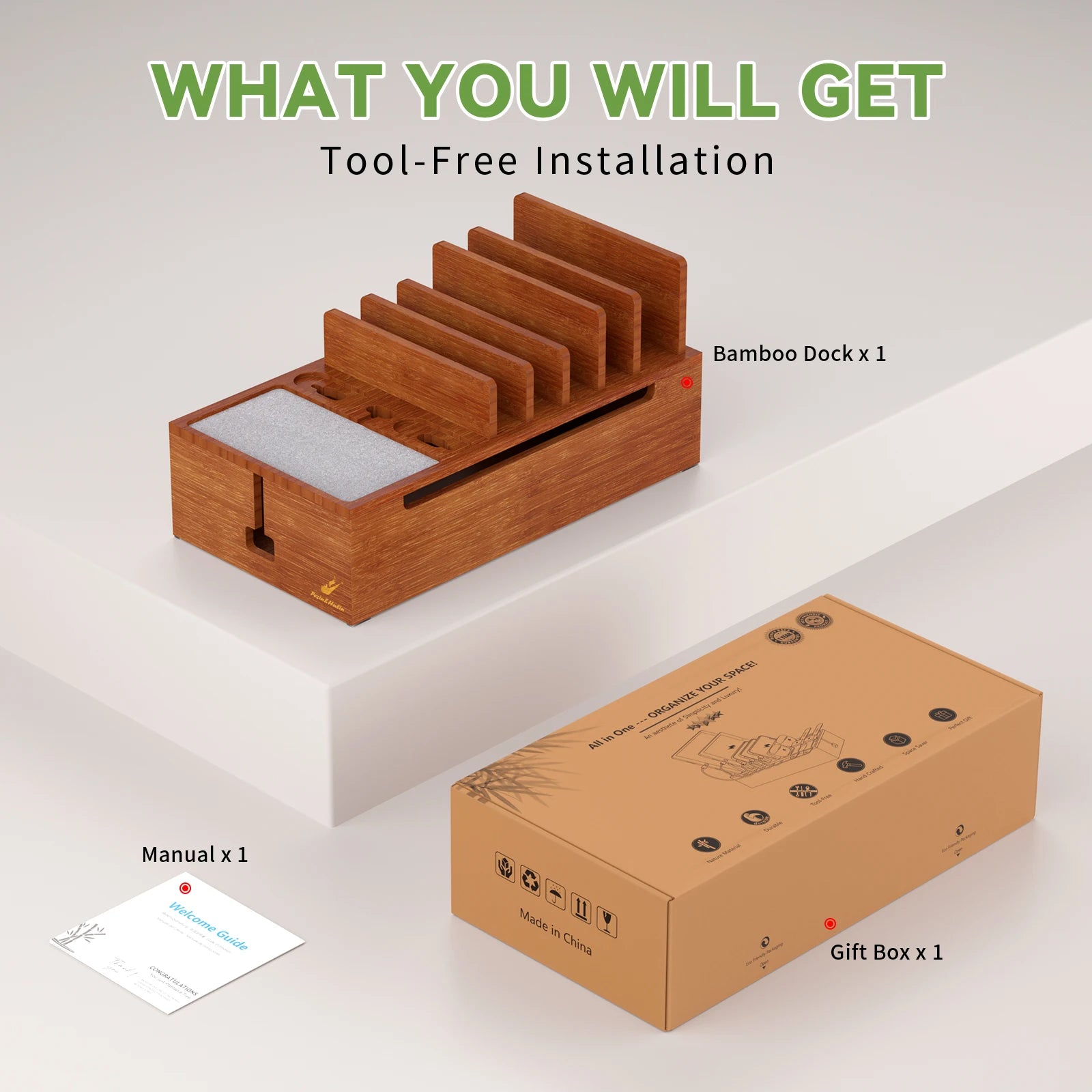 wood Charging Station
