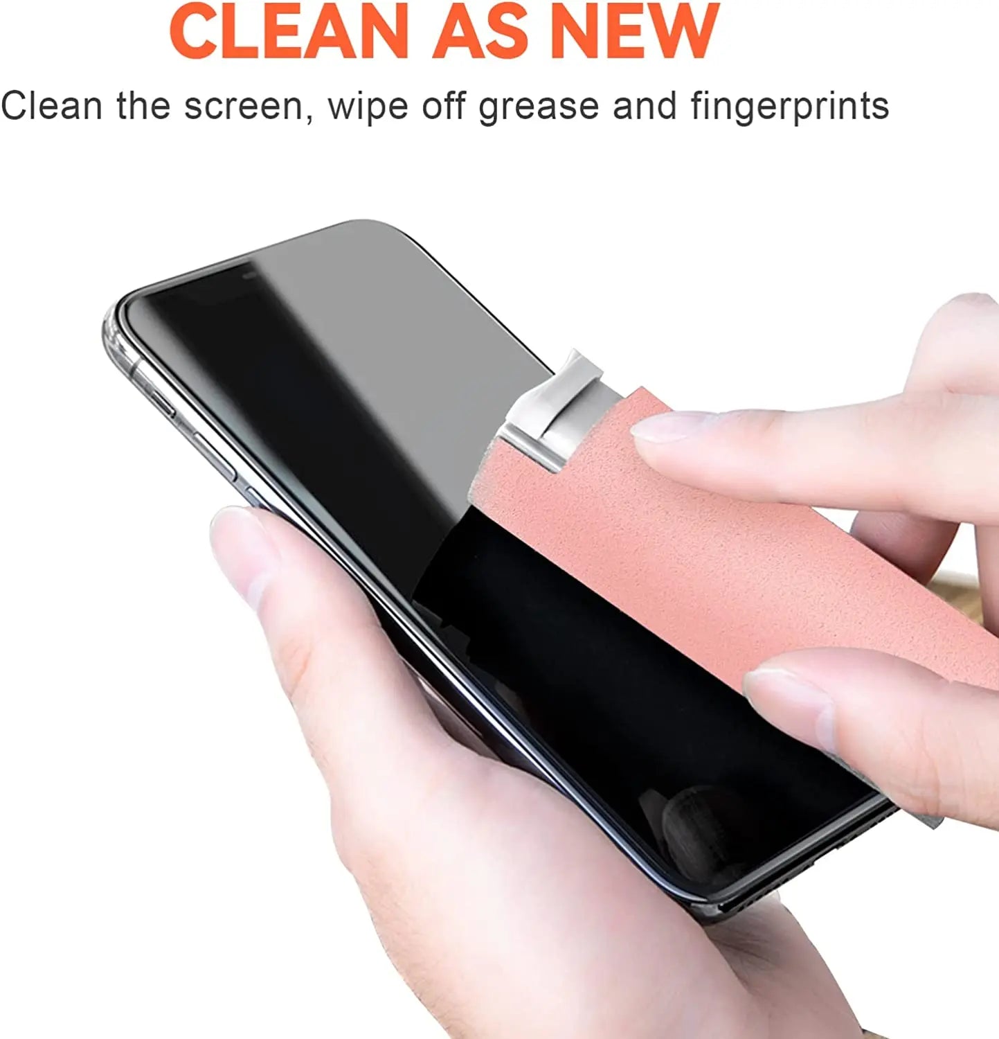 2 In 1 Phone Screen Cleaner Spray