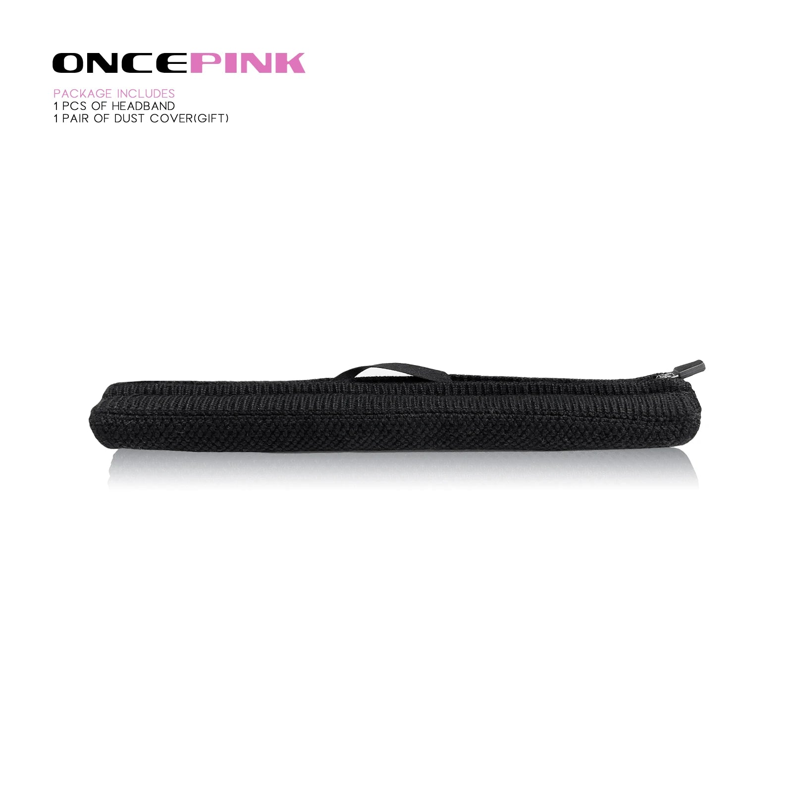 Full Closure Headphone Headband Cover Zipper