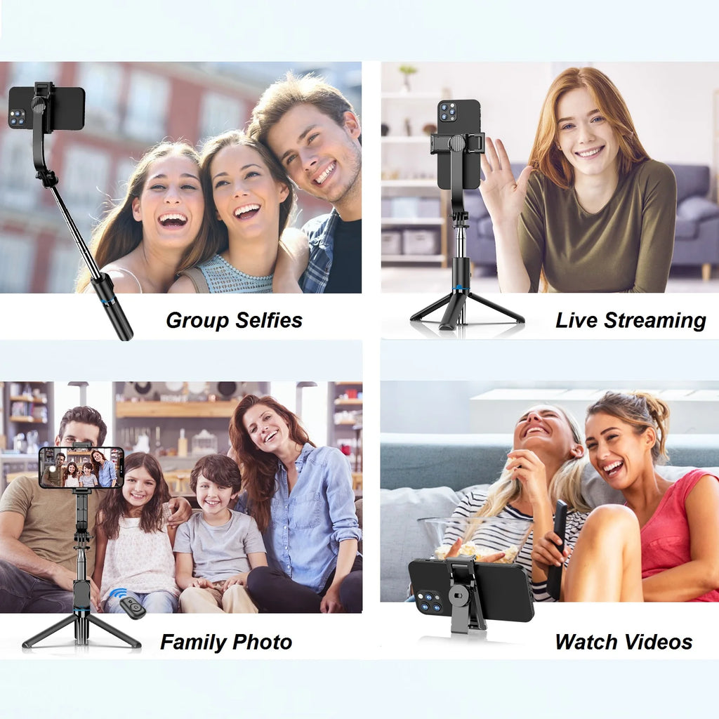 Wireless Selfie Stick Tripod Stand with Bluetooth Remote