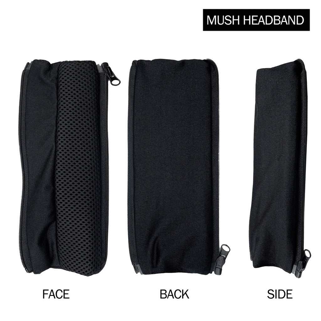 Full Closure Headphone Headband Cover Zipper