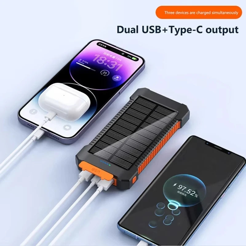 VIVO 50000mah Solar Power Bank Portable