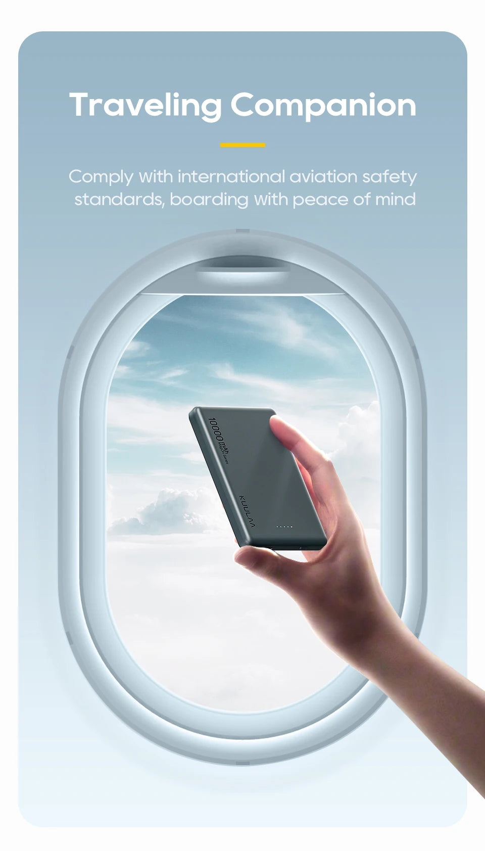 Power Bank 10000mAh Mini Magnetic powebank