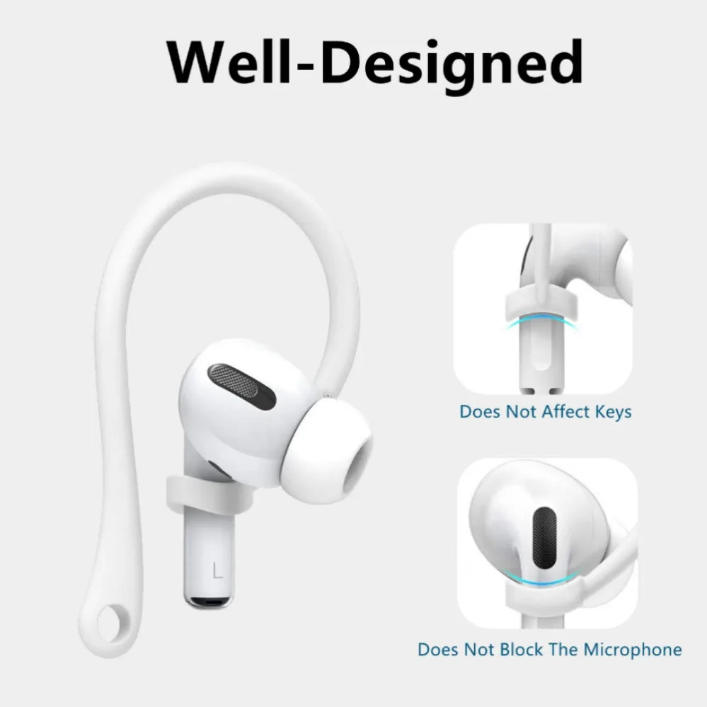 Silicone Ear Hooks For Apple Air Pods and Pro