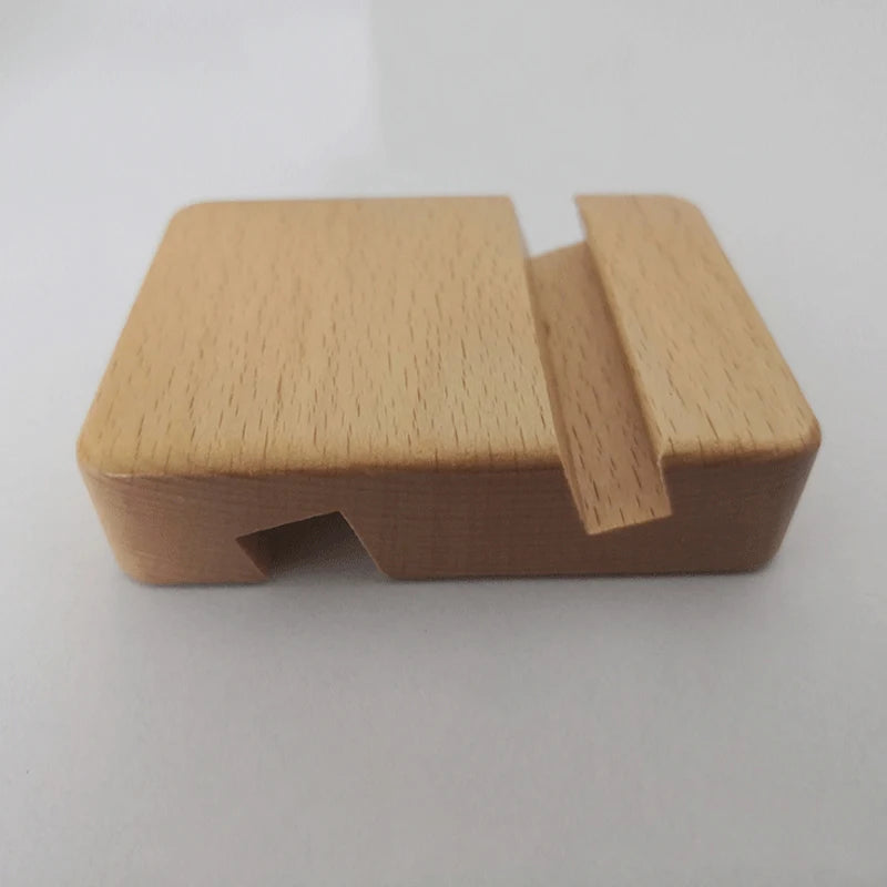 Solid Wood Cell Phone Rack Stand Holder