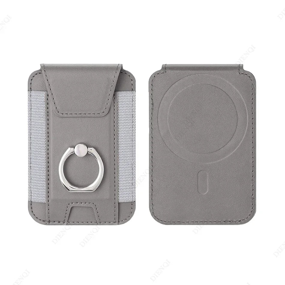 Magnetic IPhone leather Card Holder