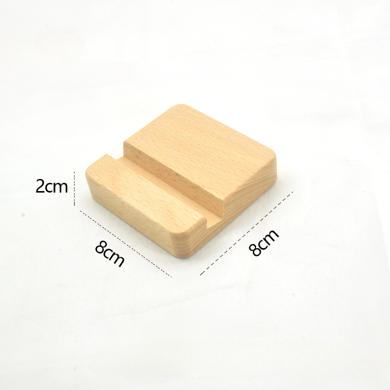 Solid Wood Cell Phone Rack Stand Holder