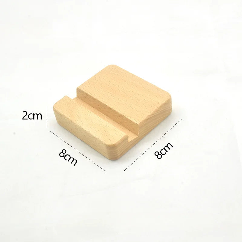 Solid Wood Cell Phone Rack Stand Holder