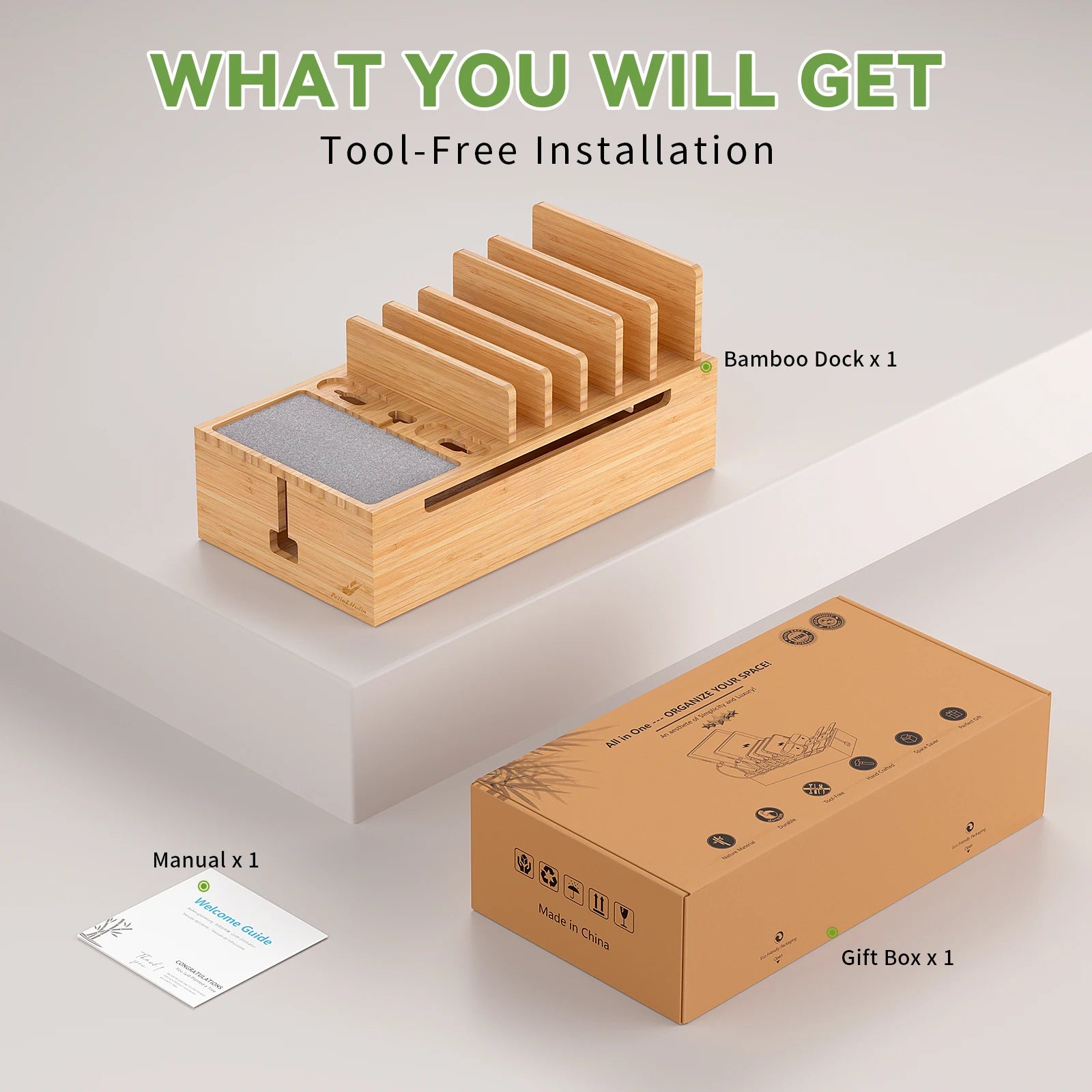 wood Charging Station