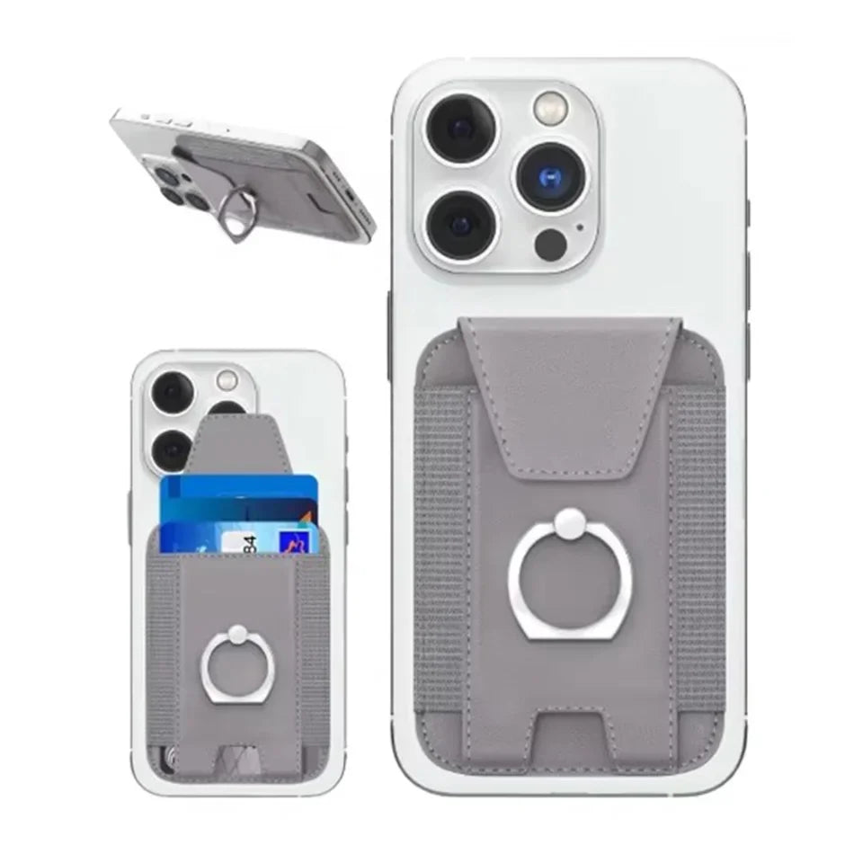 Magnetic IPhone leather Card Holder
