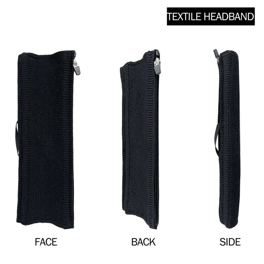 Full Closure Headphone Headband Cover Zipper