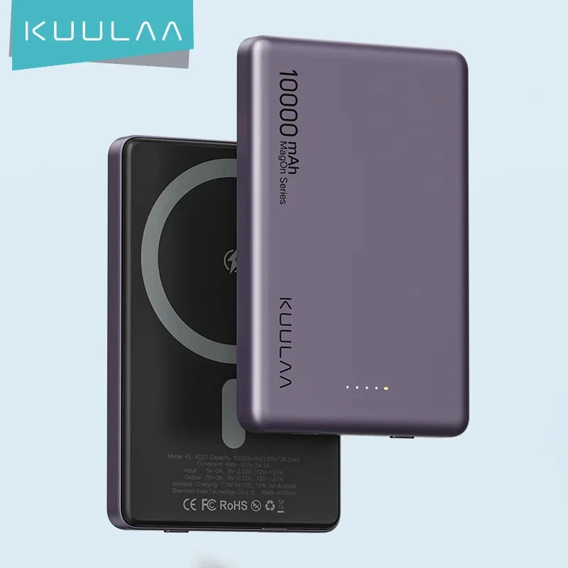 Power Bank 10000mAh Mini Magnetic powebank