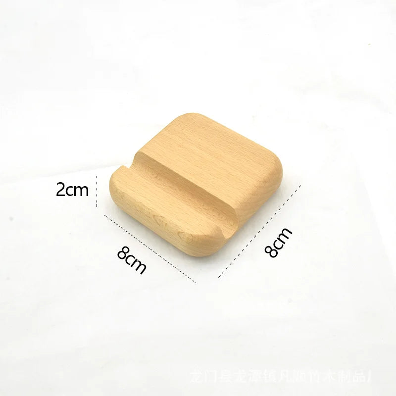 Solid Wood Cell Phone Rack Stand Holder