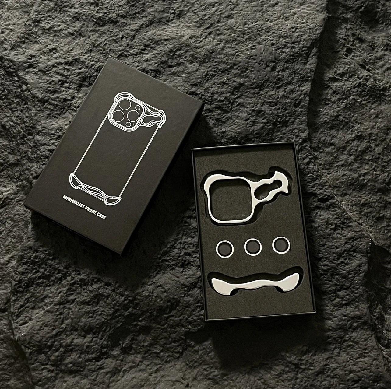 future style iPhone metal case two parts
