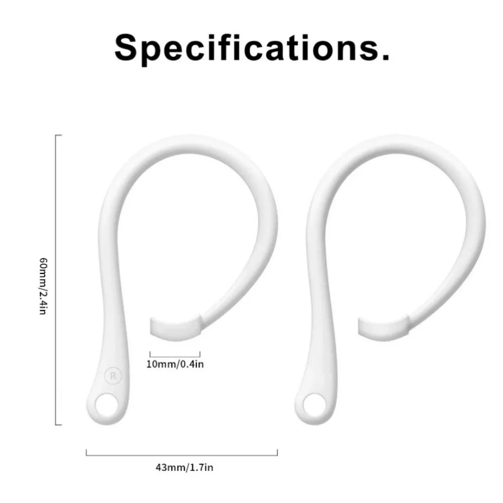 Silicone Ear Hooks For Apple Air Pods and Pro