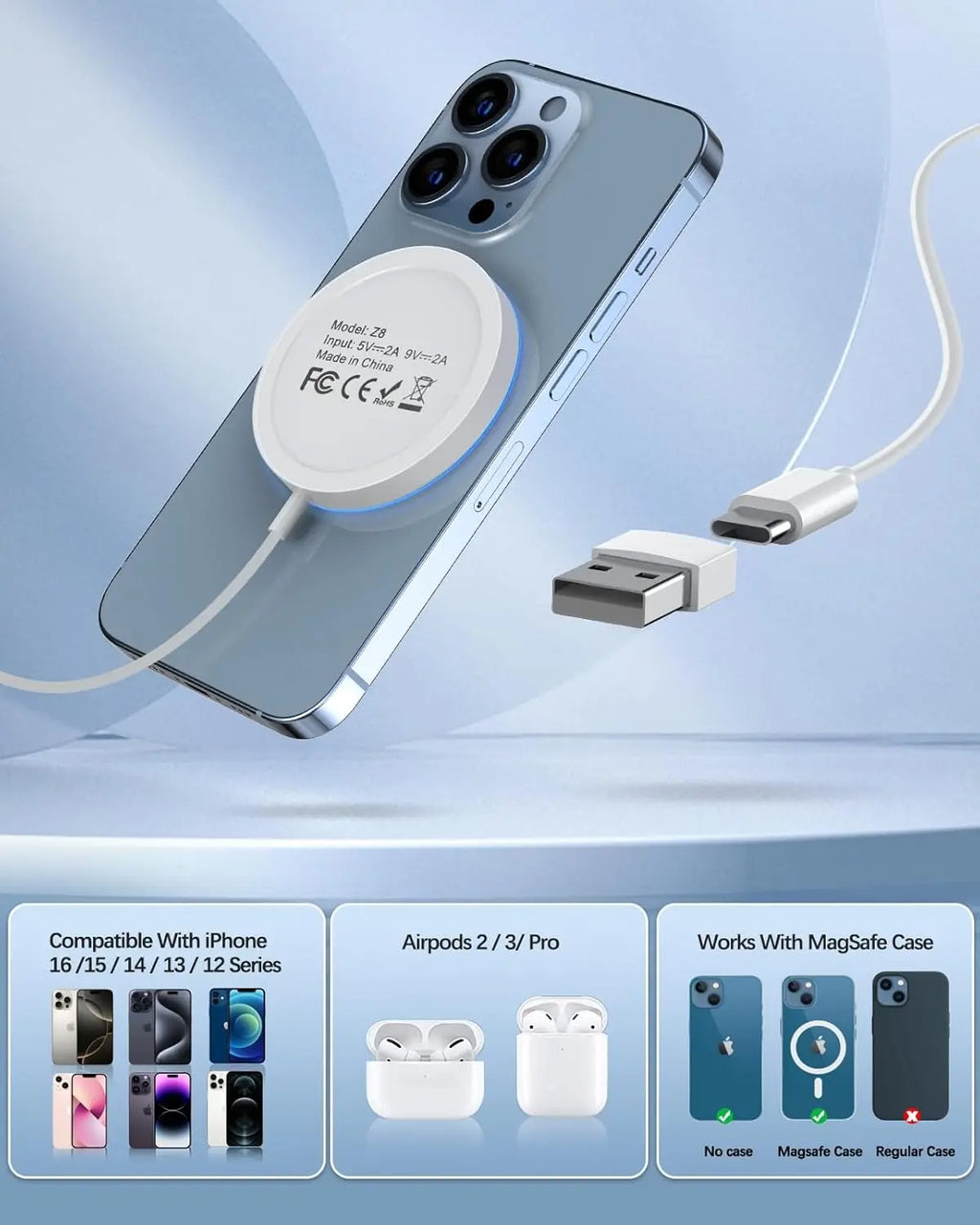 Apple Magsafes Type C Magnetic Charge pad