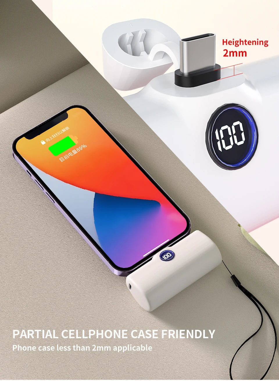 Portable Charger for iPhone Charging Power Bank