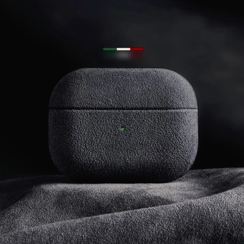 Italian Suede Leather Case For Airpods