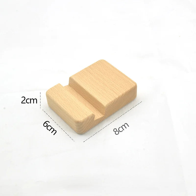 Solid Wood Cell Phone Rack Stand Holder
