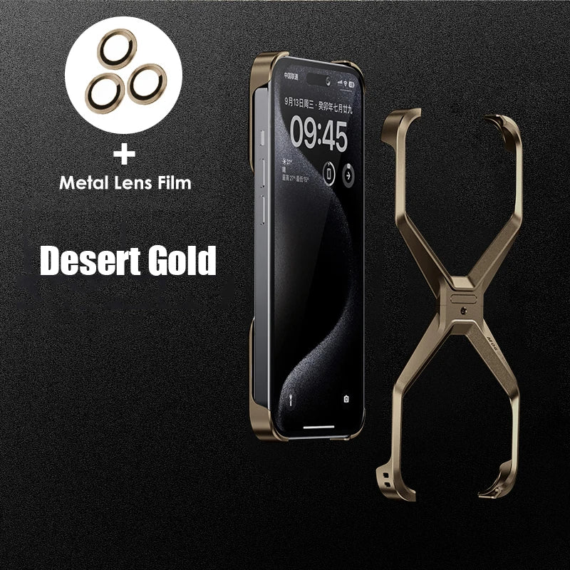 Luxury Aluminium Rimless Phone Case