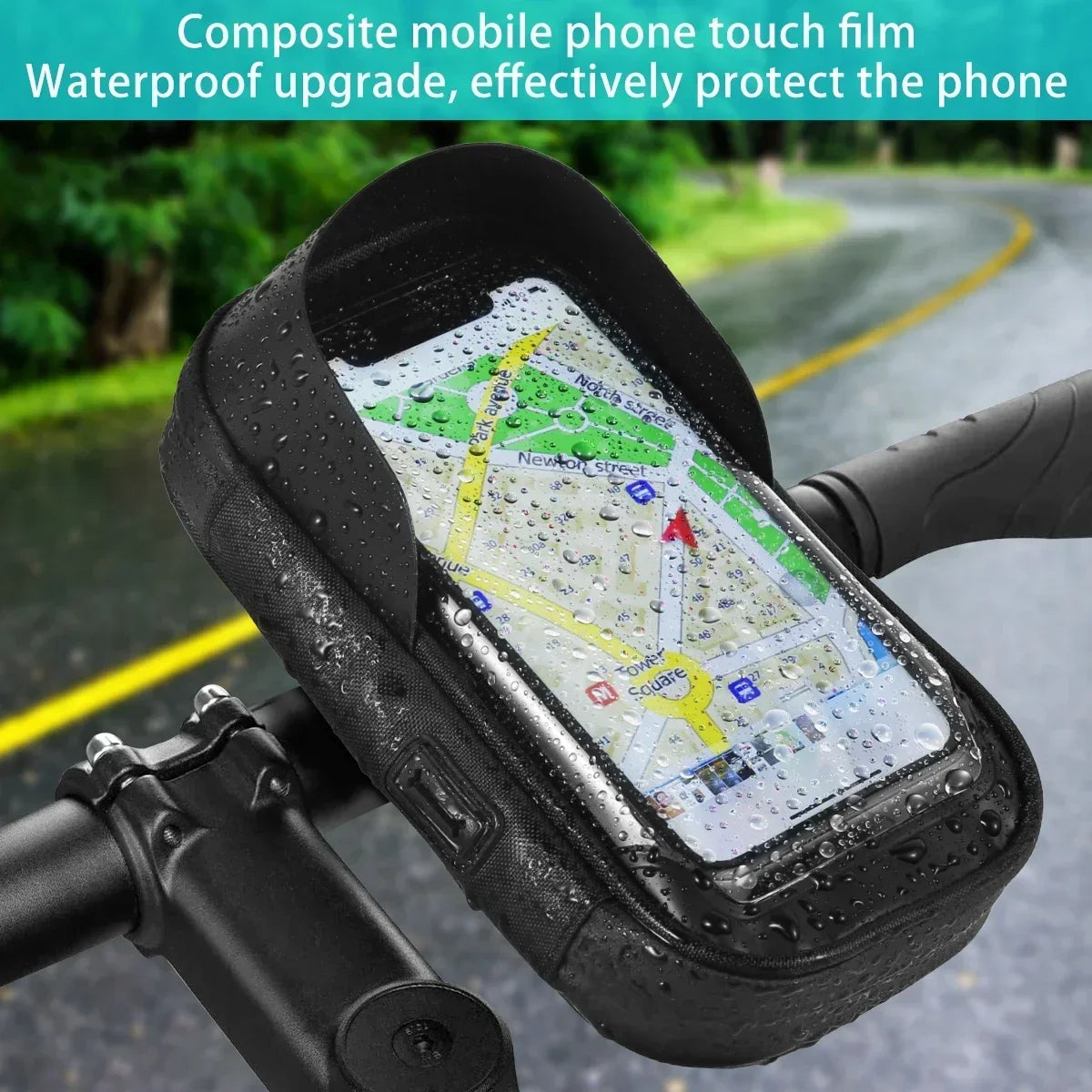 Bicycle Motorcycle Waterproof 360° Rotation Phone Holder