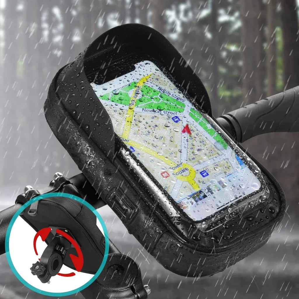 Bicycle Motorcycle Waterproof 360° Rotation Phone Holder