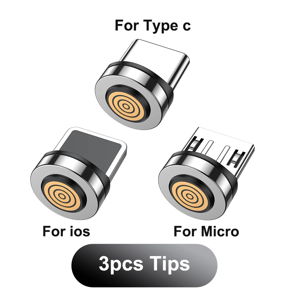 magnetic rotating phone cable