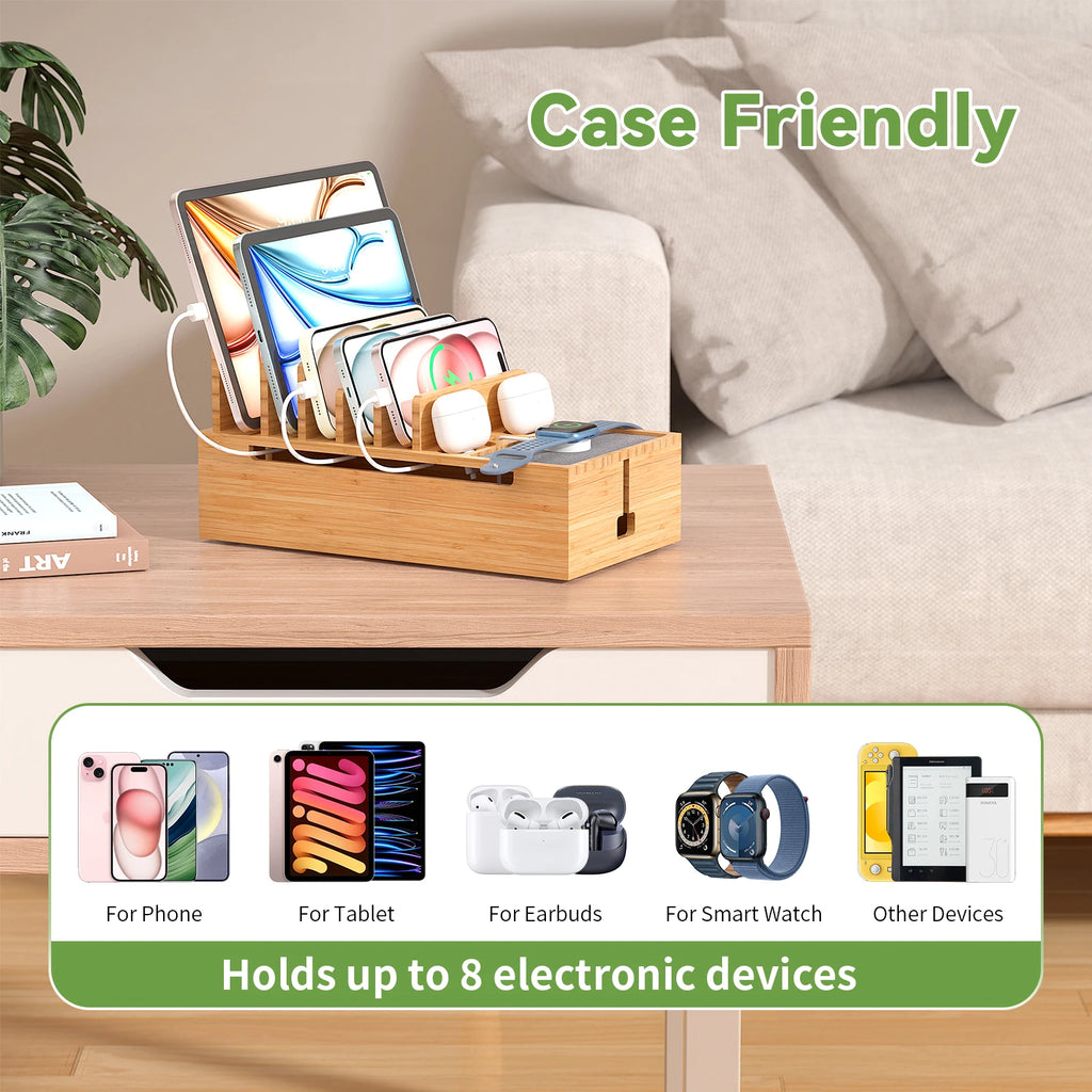 wood Charging Station