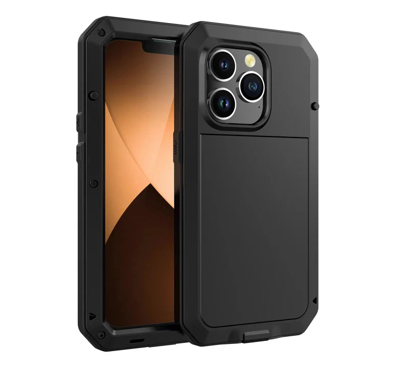 Waterproof Heavy Duty Metal Case For iPhone