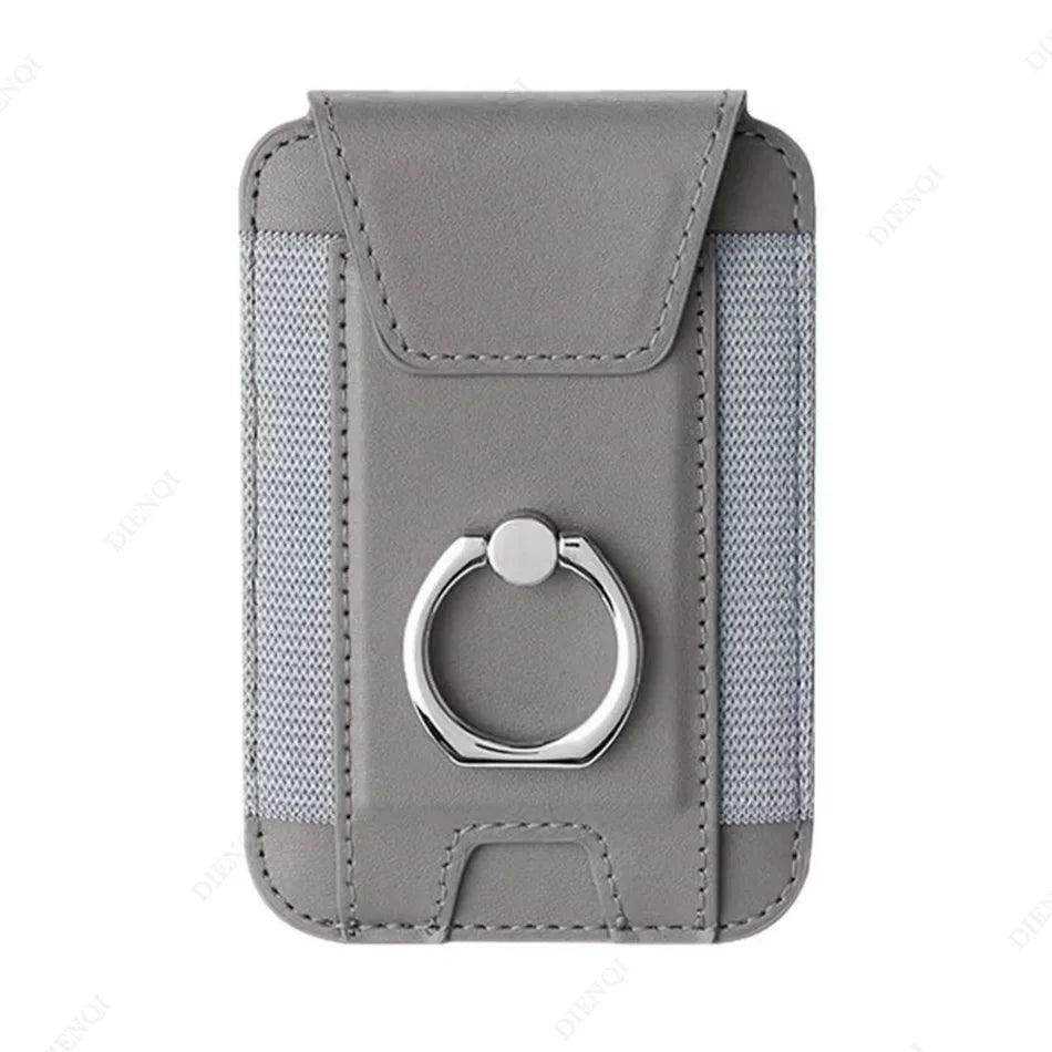 Magnetic IPhone leather Card Holder