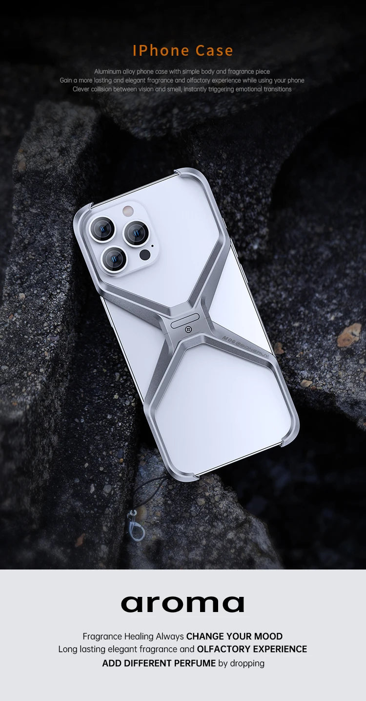 Luxury Aluminium Rimless Phone Case