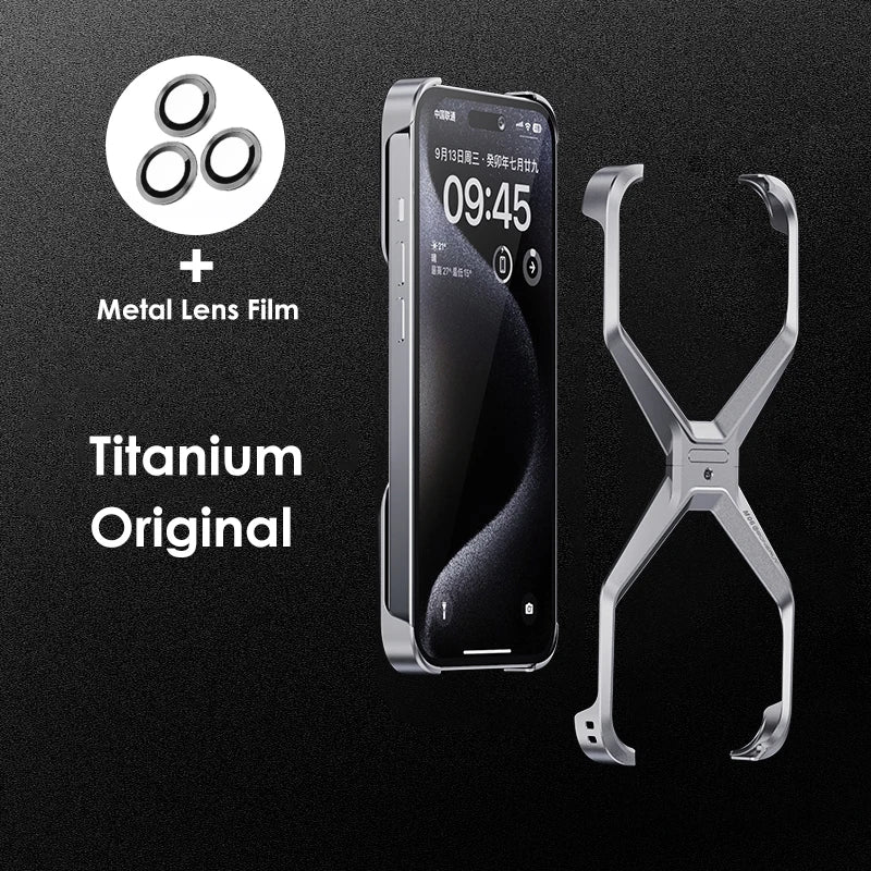 Luxury Aluminium Rimless Phone Case