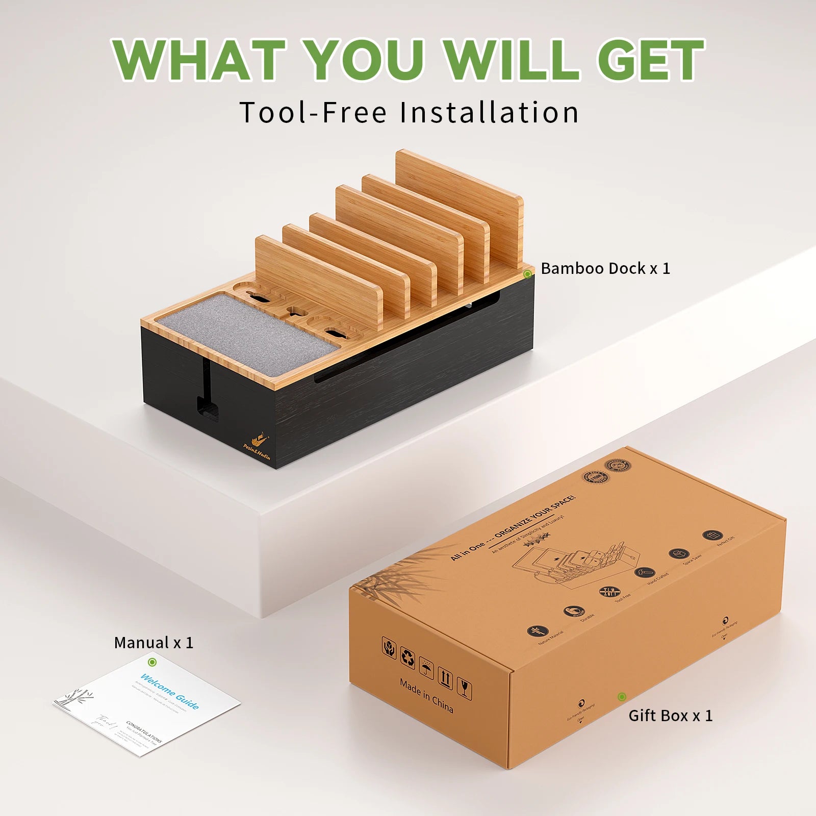 wood Charging Station