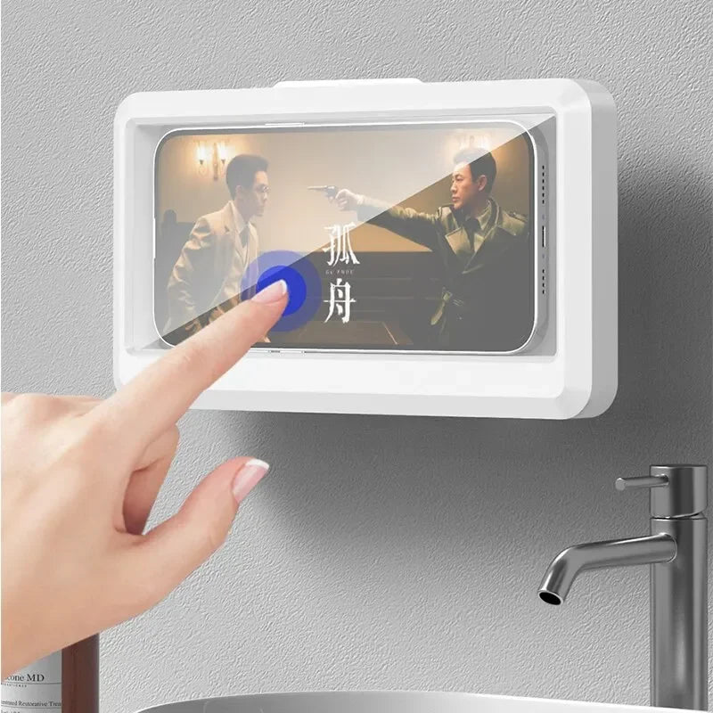 Bathroom Waterproof Phone Case Stand Box