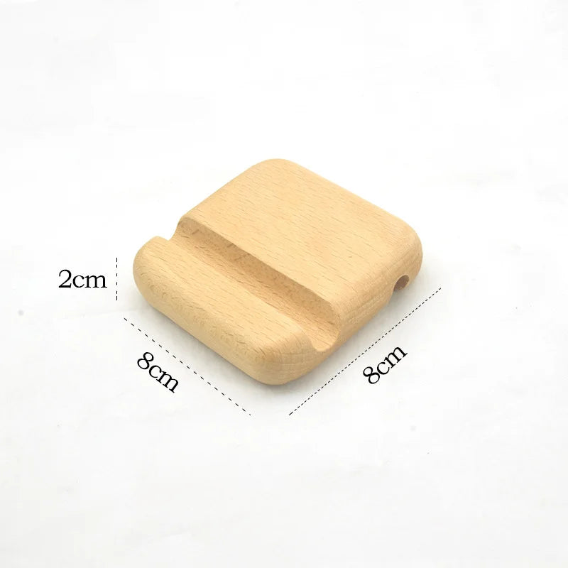 Solid Wood Cell Phone Rack Stand Holder