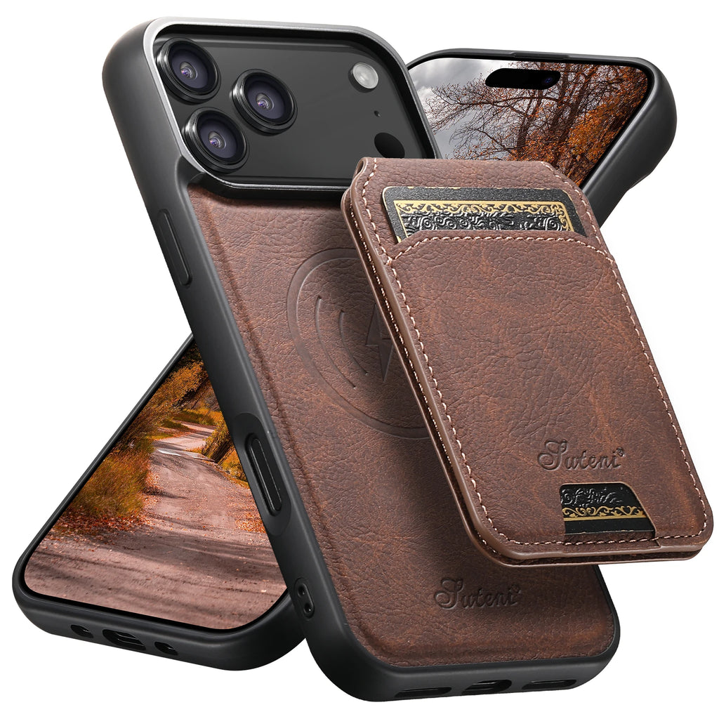 Wireless Charging leather Phone Case