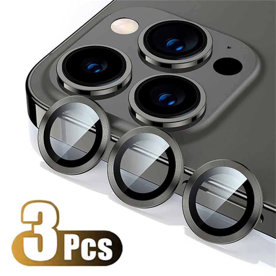 Titanium Colour Camera Protector For iPhone