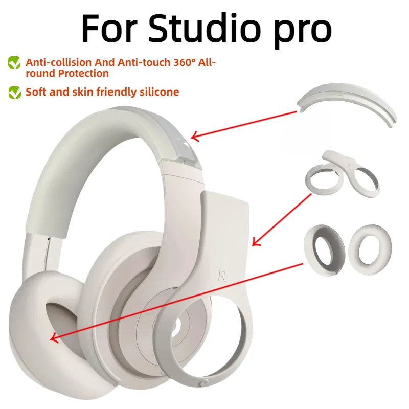 3-in-1  protective cover, scratch resistant ear pad protective cover