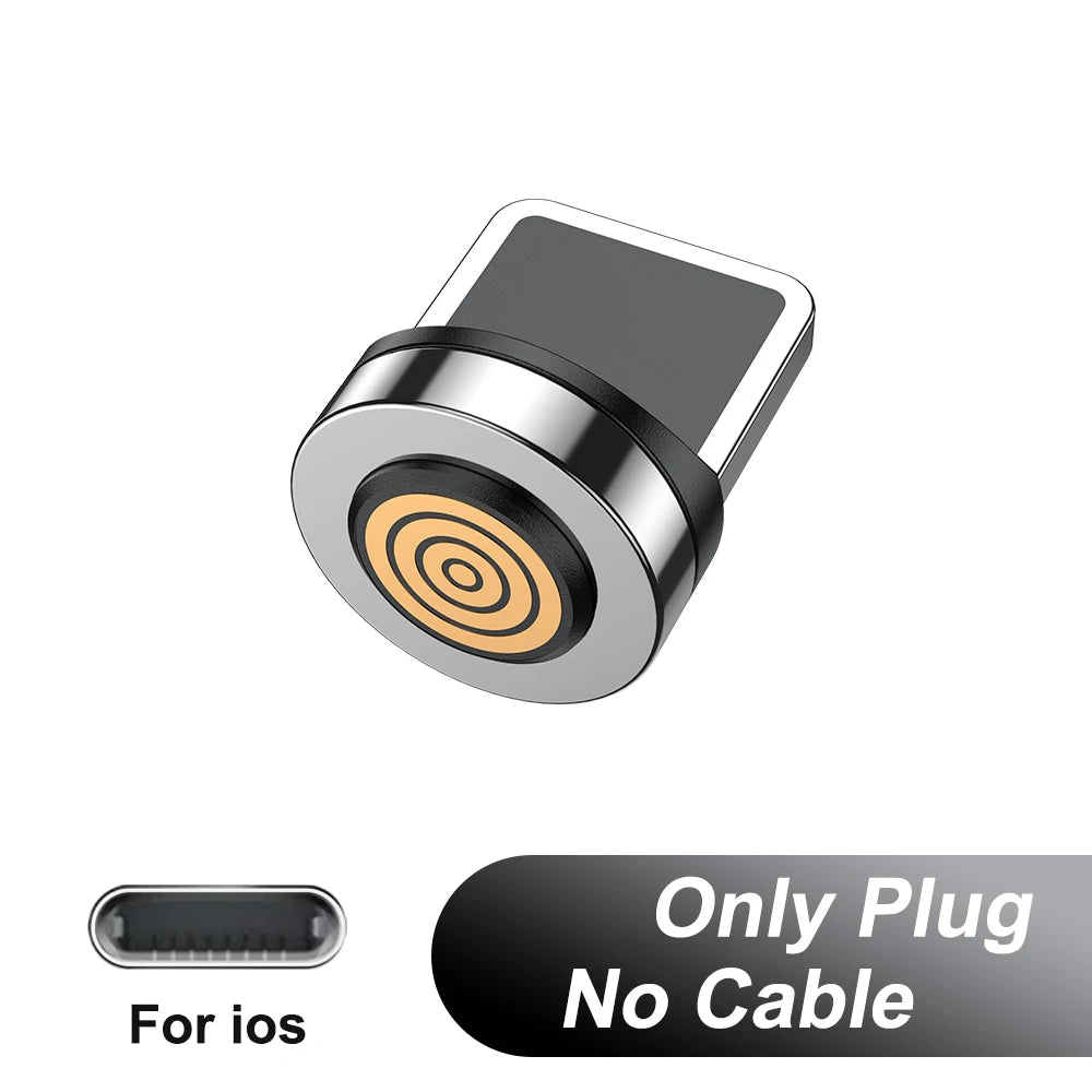 magnetic rotating phone cable