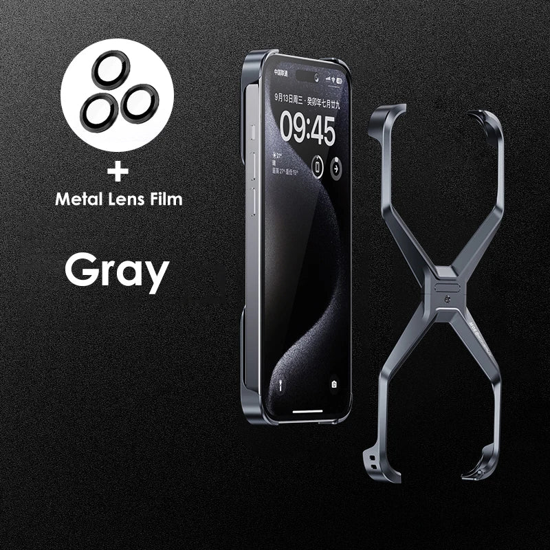 Luxury Aluminium Rimless Phone Case