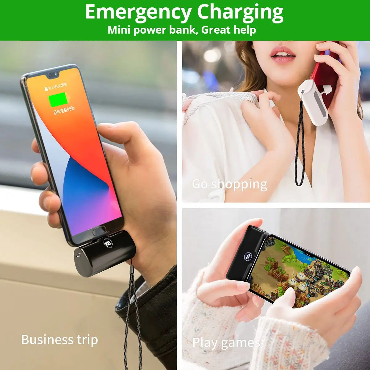 Portable Charger for iPhone Charging Power Bank