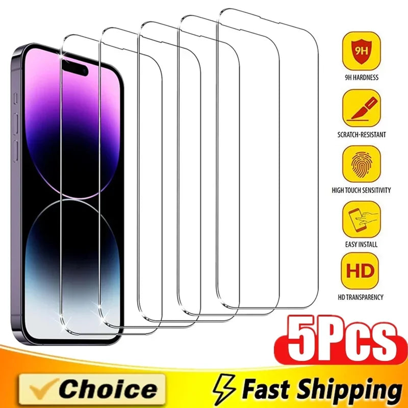 protective Tempered Glass For all iPhones