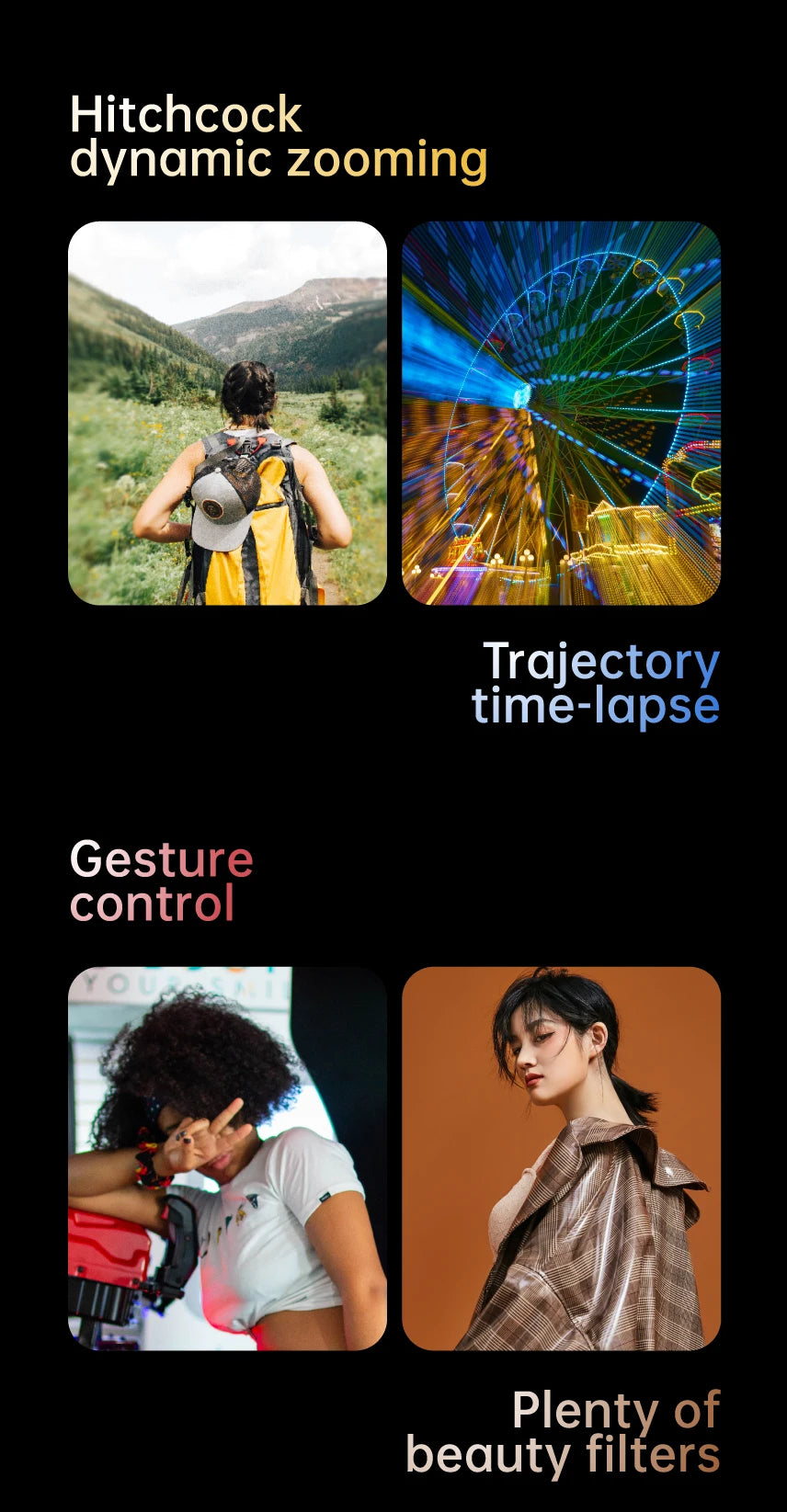Handheld Gimbal Stabilizer SmartXE for iPhone Android AI Face
