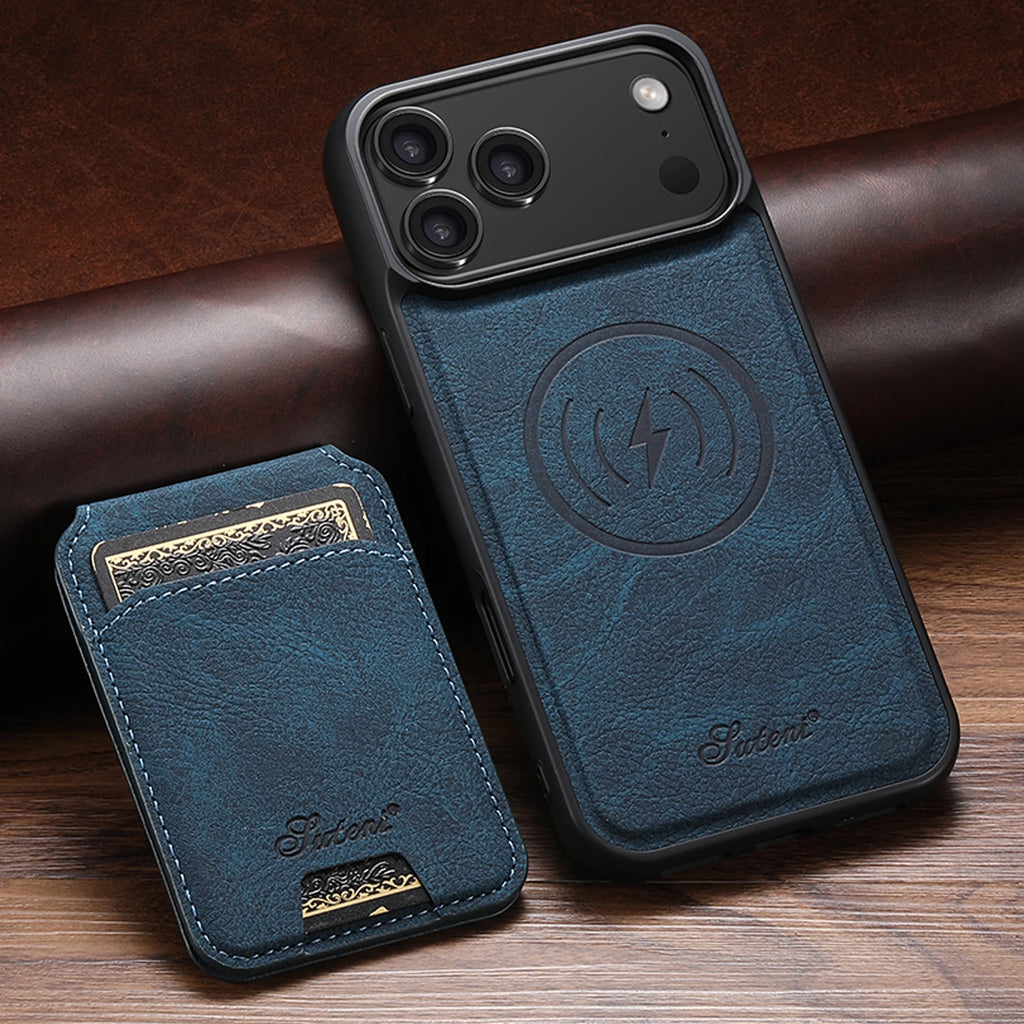 Wireless Charging leather Phone Case