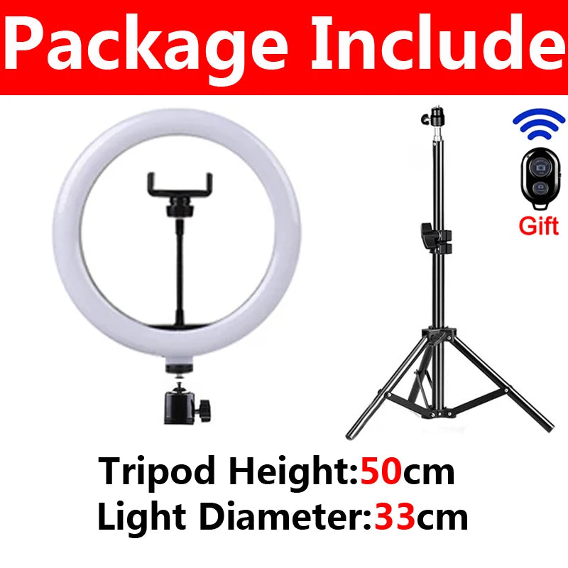 33cm LED Selfie Ring Light