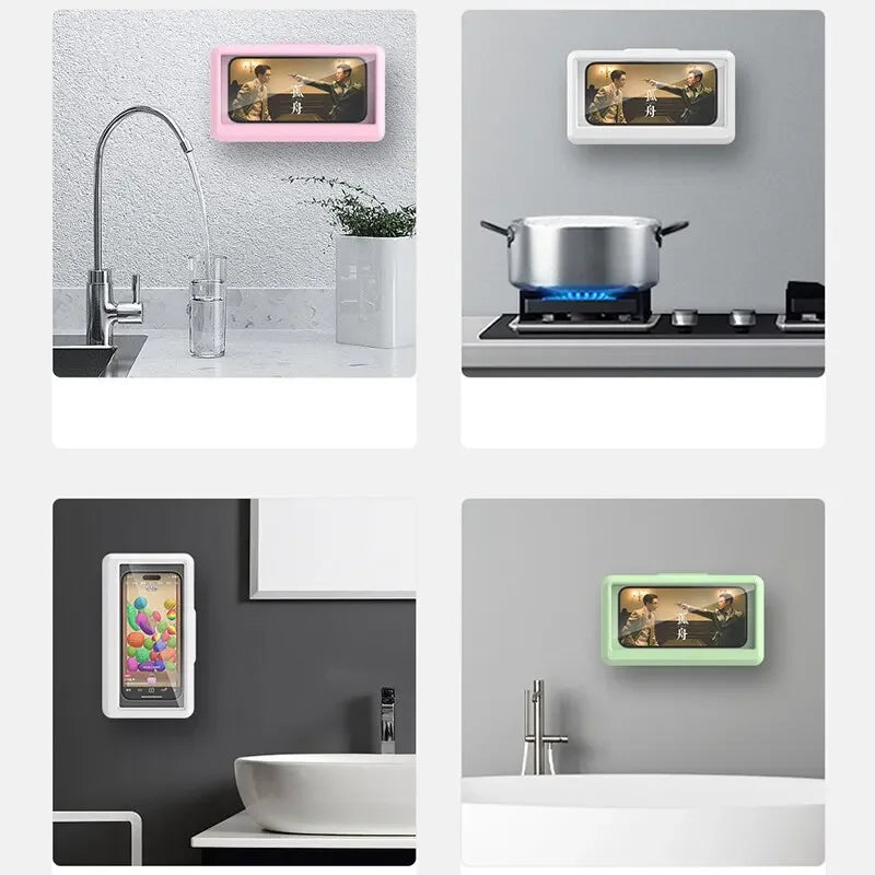 Bathroom Waterproof Phone Case Stand Box