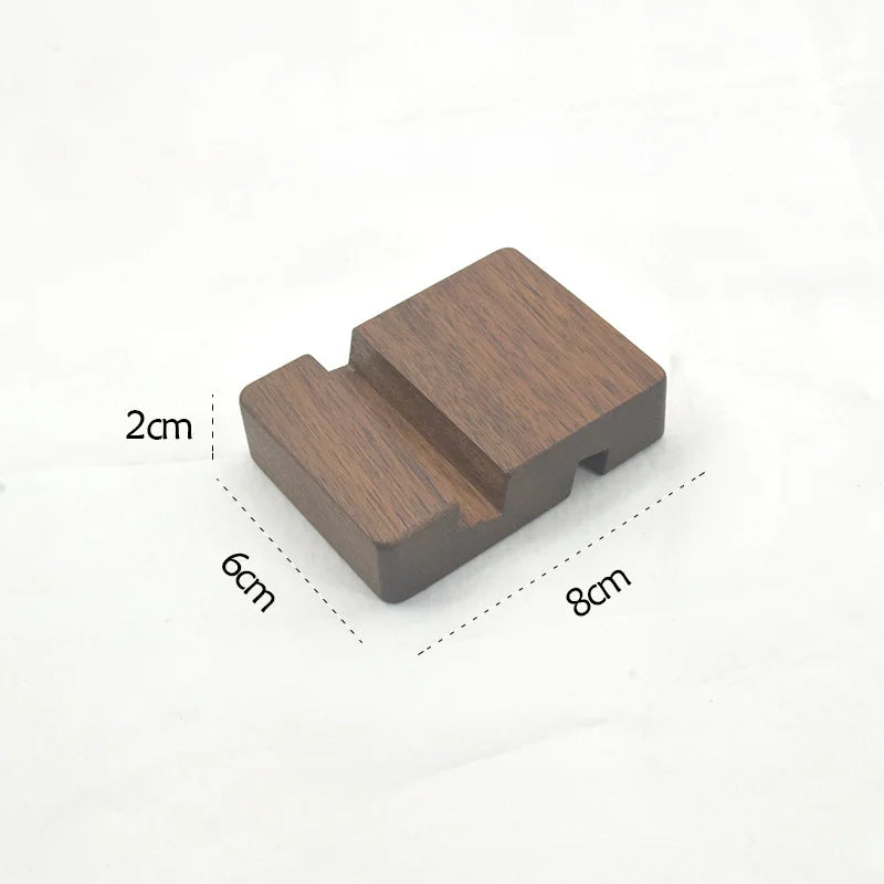 Solid Wood Cell Phone Rack Stand Holder
